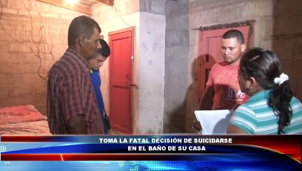 Un joven tomó la fatal decisión de suicidarse en el baño de su casa en Choloma