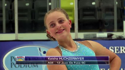 Keisha Huchzermyer - Juv Women U14 - 2016 Skate Canada BC/YK Sectional Championships