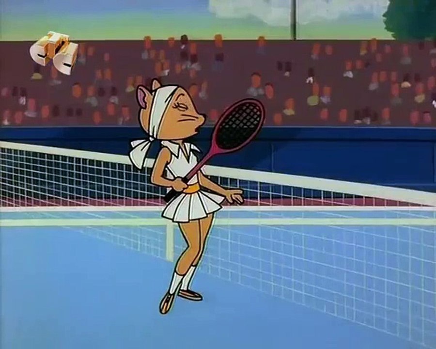 Tom and Jerry Cartoon The Tennis Menace 2 Теннис Мультфильм