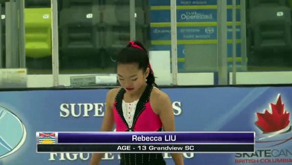 Rebecca Liu - Juv Women U14 - 2016 Skate Canada BC/YK Sectional Championships