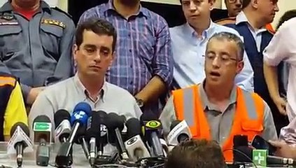 Sequência da coletiva de imprensa da mineradora Samarco
