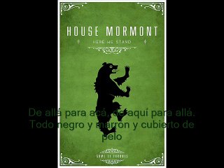 Juego de tronos: The Bear and the Maiden Fair (letra en español)