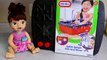 Little Tikes Cook N Store Play Kitchen With Baby Alive Doll & Play-Doh Food DisneyCarToys