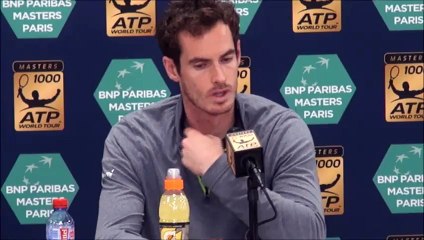 ATP - BNPPM - Andy Murray : "Un bon test pour la Coupe Davis"
