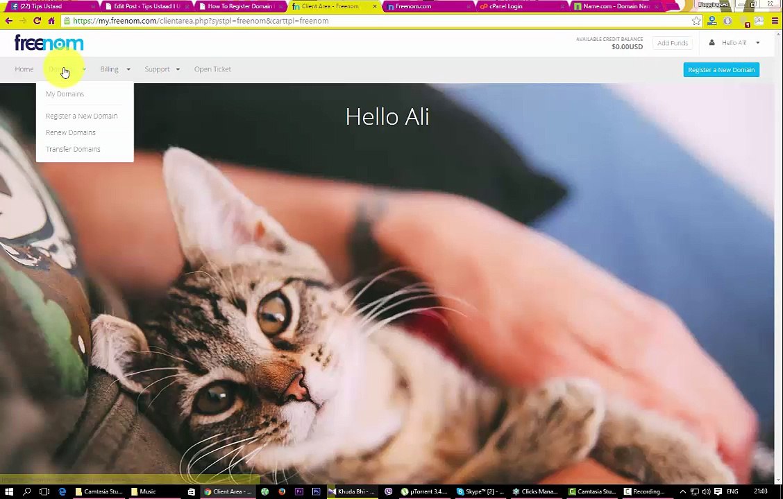 How To Register Domain Free For Adsense In 2015