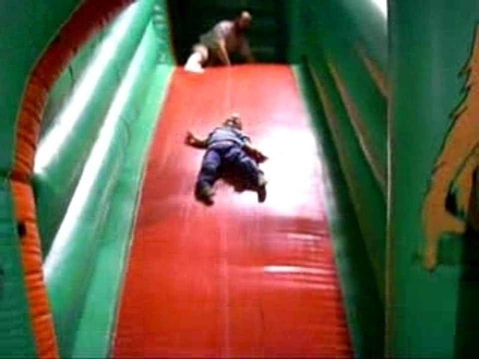 Ewan sur le tobaggan