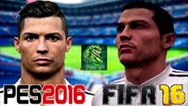 FIFA 16 vs PES 2016 Player Face | Cine e mai real?!