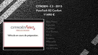 Annonce Occasion CITROëN C3 II PureTech 82 Confort 2015