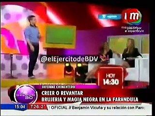 ¡Creer o reventar! Magia negra en la farándula
