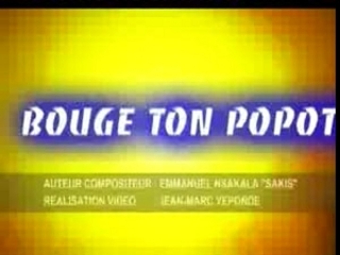 Sakis Bouge ton popotin - Vidéo Dailymotion