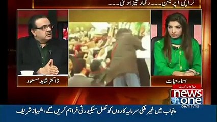 live with Dr Shahid Masood - 6th Nov 2015