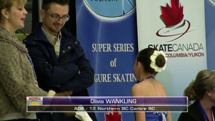 Olivia Wankling - Juv Women U14 - 2016 Skate Canada BC/YK Sectional Championships