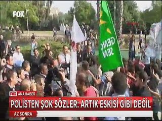 Polisten gazeteciye şok sözler 'Artık eskisi gibi değil size öğreteceğiz'