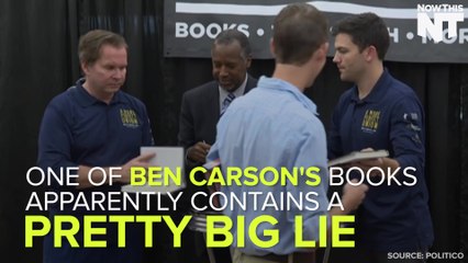 Ben Carson Lied About Being Accepted To West Point