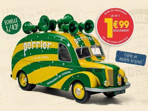 Véhicules publicitaires miniatures : le pub Auto Plus