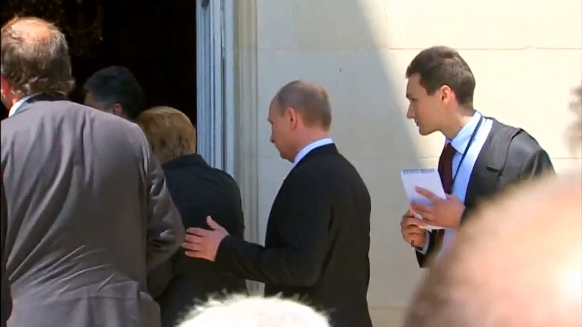 Poroshenko and Putin meeting in D day | Putin and Poroshenko video