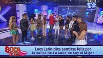 Lucy León dice sentirse feliz por la salida de la Suka de Soy El Mejor
