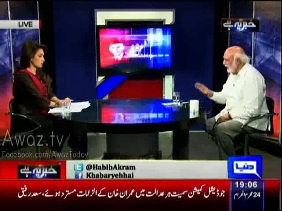 Agar Imran Khan ne galat baat ki hoti to abtak Talal aur Pervaiz Rasheed ne shor machadiya hota - Haroon-ur-Rasheed on IK's claim of rigging in NA-122