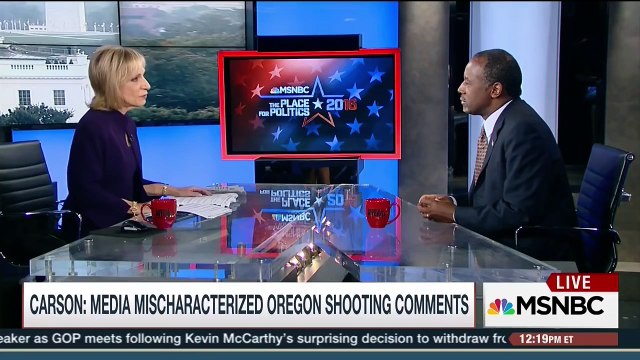 Ben Carson Says Mass Shooting Victims Had No Common Sense