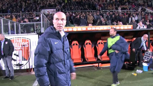 Après Laval - HAC (0-1), réaction de Christophe Revault