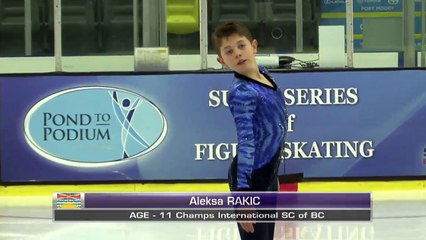 Aleksa Rakic - Pre Novice Men Long - 2016 Skate Canada BC/YK Sectional Championships