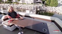 Cruisers Yachts 60 Cantius Entertaining Features 2015- By BoatTest.com