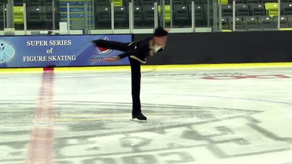 Basil Wang - Novice Men Free - 2016 Skate Canada BC/YK Sectional Championships