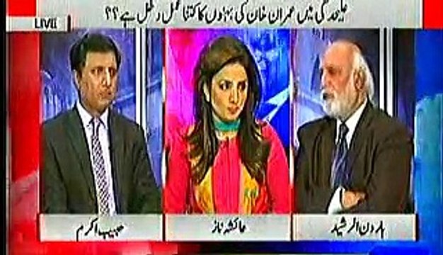 Khabar yeh hay, Haroon Rasheed reveals, marriage problems of Imran and Reham, 30 October, 2015_clip2