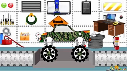Tow Truck - Street Vehicles in action - Monster Trucks and Cars for Children