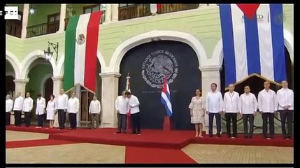 Raúl Castro inició su primera visita oficial a México