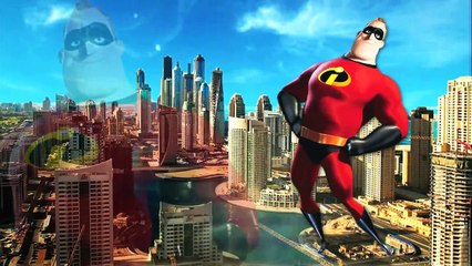 The Incredibles Cartoons Finger Family Nursery Rhymes | The Smurfs Finger Family Rhymes Fo