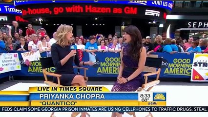 Priyanka Chopra GMA Interview Gorgeous HOT Bollywood star Sexy Priyanka Chopra Quantico St