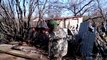Ukraine War Sparta militias shooting Veseloe Donbass