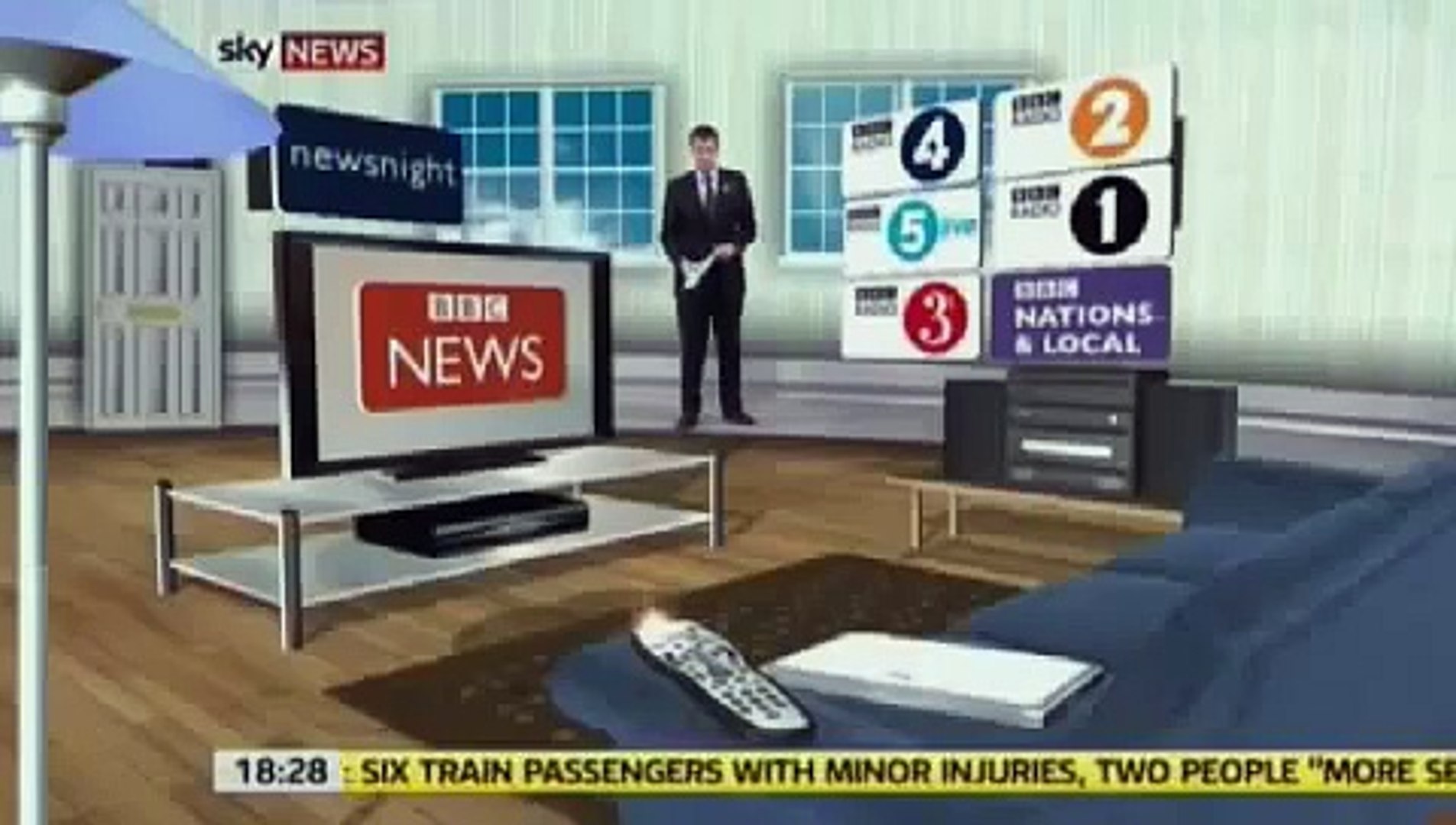 Russell Howards Good News BBC News Strikes