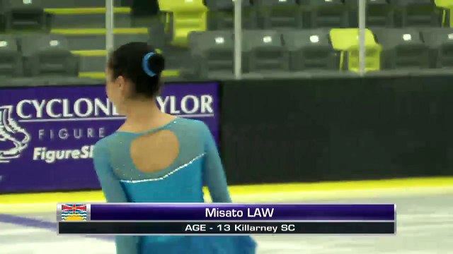 Misato Law - Pre Novice Women Free - 2016 Skate Canada BC/YK Sectional Championships