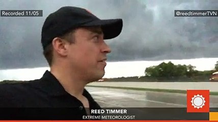 Captures Exploding Power Pole En Route to Tornadic Supercells in Texas