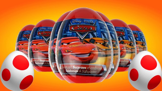 Pixar Cars Surprise Eggs Lightning McQueen Disney Pixar Cars Eggs 타요 꼬마버스 타요 스쿨 버스 깜짝 계란 장난감