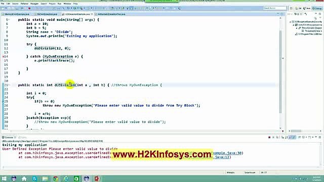 Core Java tutorial for beginners _ Exception handling _clip5