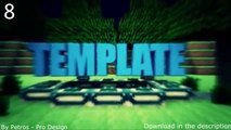 Top 10 FREE Minecraft Intro Templates SONY VEGAS, AFTER EFFECTS, CINEMA 4D