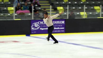 Shawn Cuevas - Senior Men Free - 2016 Skate Canada BC/YK Sectional Championships