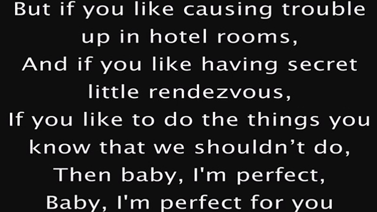Perfect - One Direction (lyrics)