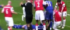 The dirty side of derby Chelsea vs Arsenal - Fights, Fouls, Dives _ Red cards _ Part 1 HD