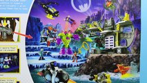 Hall of Doom Imaginext Lair Review with Superheroes Superman and Batman Fighting Lex Lutho