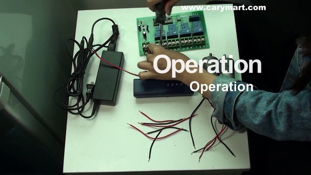 4 CH 6V/9V/12V/24Vdc 5000M Long Range Feedback Function High Power Wireless Remote Control two DC motors