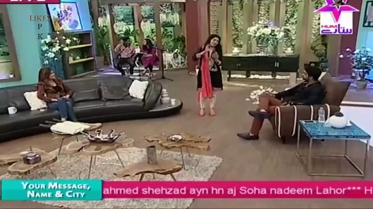 See how Female Anchor make Ahmed Shehzad Angry - Video Dailymotion