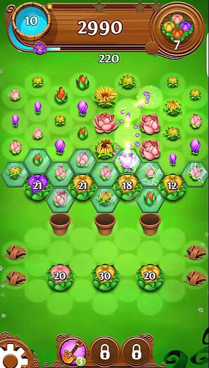 Blossom Blast Saga Level 17