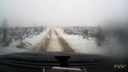 ДТП на кладбище в Уфе.