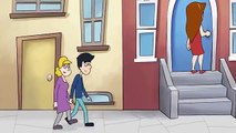 Very funny animated short comedy movie -There's something in my foot-