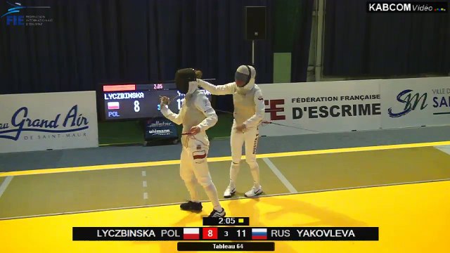 CdM fleuret dames St-Maur 2015 - Tableau 64 > tableau 16 piste jaune (7/11/2015)