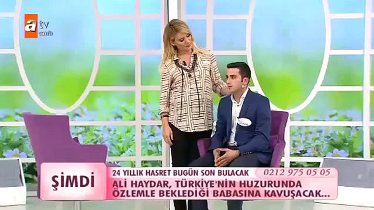 Esra Erol'da Ali Haydar 24 yıl sonra babasına kavuştu